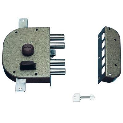 SERRATURA LEGNO APPLICARE 3250 CR - C.POMPA M4 TRIPL+SCR E.MM 60 DX
