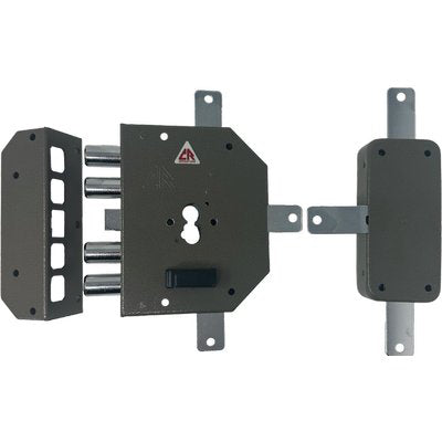 SERRATURA LEGNO APPLICARE 2350 PEN CR - F.SAGOM M2 QUINT+SCR E.MM 60 SX