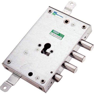 SERRATURA METALLO APPLICARE 85571AN MOTTURA - F.SAGOM M2 TRIPL+SCR IP.MM 37 E.MM 63 SX SP.MM 10