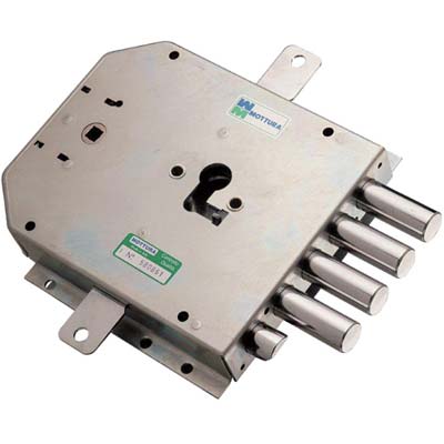 SERRATURA METALLO APPLICARE 85555 MOTTURA - F.SAGOM M2 TRIPL+SCR IP.MM 25 E.MM 60 SX