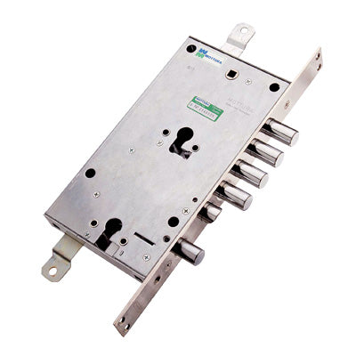 SERRATURA METALLO INFILARE 85795 MOTTURA - DOPPIO F.SAGOM M2 TRIPL+SCR IP.MM 28 E.MM 63 SX