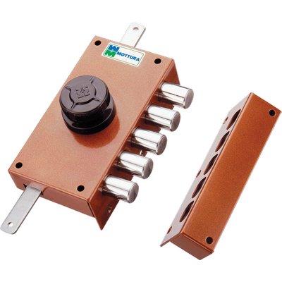 SERRATURA LEGNO APPLICARE 30427 MOTTURA - C.POMPA M2 +POMOLO E.MM 30 SX