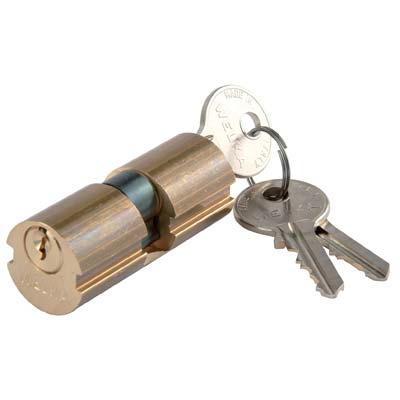CILINDRO TONDO 607 WELKA - OTTONE CHIAVI 3 D.MM 22 L.MM 54 27+27