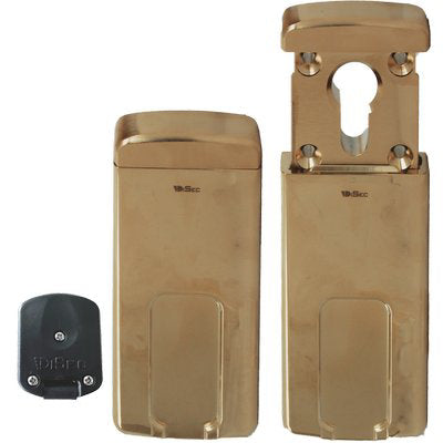 DEFENDER MAGNETICO MG310 DISEC - F.SAGOM MM 110X55 OTTONE LUCIDO