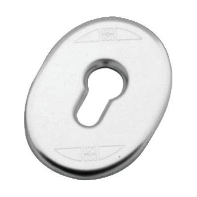 MOSTRINA PORTA BLINDATA IMBUTITA 95416 MOTTURA - F.SAGOM CROMO SATINATO MM 65X90