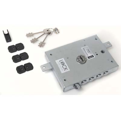 SERRATURA METALLO APPLICARE SER 611 DIERRE ATRA - DM M4 TRIPL+SCR IP.MM 28 E.MM 63 SX