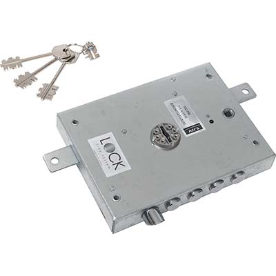 SERRATURA METALLO APPLICARE IMB 611 DIERRE ATRA - DM M4 TRIPL+SCR IP.MM 28 E.MM 60 DX