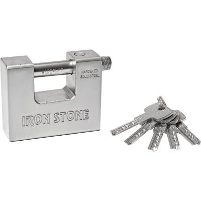 LUCCHETTO ANTISCASSO SSU-IS ILSA - ACCIAIO CARBONITRURATO CROMATO CHIAVI 5 MM 94 KA2