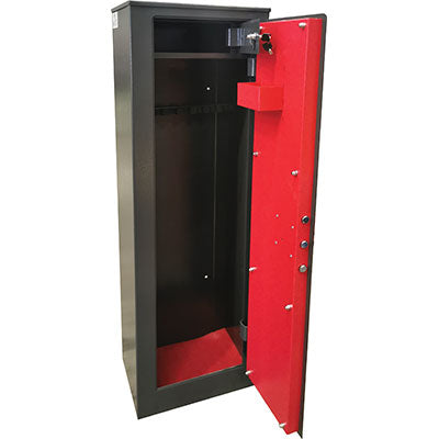 ARMADIO PORTA FUCILI CLASSIC 8 POSTI EFFE - + TESORETTO CM 42X30 H.CM 145