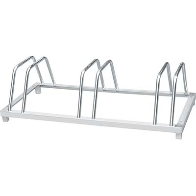 RASTRELLIERA PARCHEGGIO BICI 3 POSTI EFFE - ZINCATA MM 880X395 H.MM 245