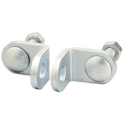 OCCHIOLI FISSI CANCELLO ASSA ABLOY - ZINCATI VITE MM 75 REGOLAZ. MM 26 CF=PZ 2