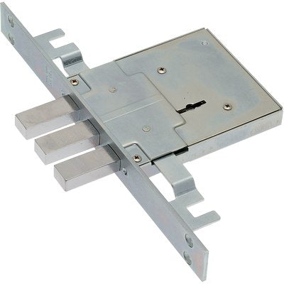 SERRATURA METALLO INFILARE 460/3S SAB - B.Q ZINC F.MM 25 DM M4 TRIPL H.MM 90 E.MM 70
