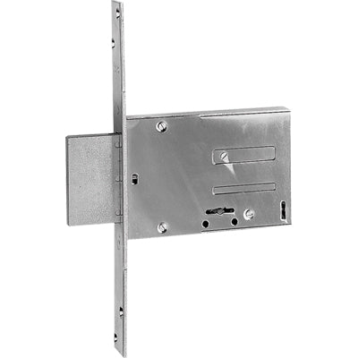 SERRATURA METALLO INFILARE 661 ISEO - B.Q ZINC F.MM 25 DM M4 H.MM 82 E.MM 70