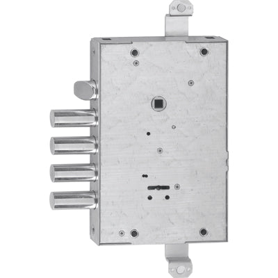 SERRATURA METALLO APPLICARE 608-F1 ISEO - DM M4 TRIPL+SCR IP.MM 28 E.MM 63 DX/SX (CISA)