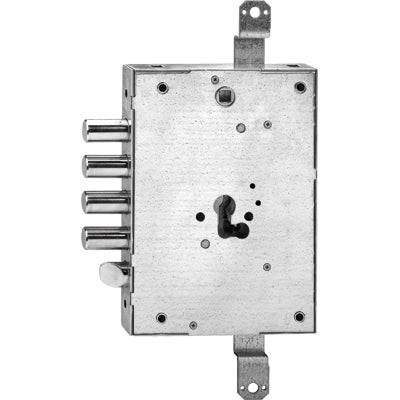 SERRATURA METALLO APPLICARE 668-G01 ISEO - F.SAGOM M2 TRIPL+SCR IP.MM 28 E.MM 63 (MOTTURA)