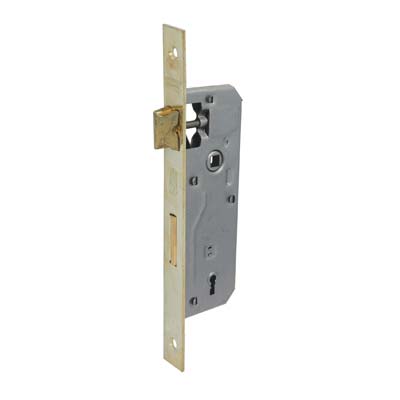 SERRATURA PATENT B.QUADRO OTTONATO 040P BONAITI - I.MM 90 F.MM 22 E.MM 45