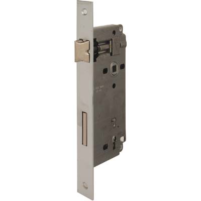 SERRATURA PATENT B.QUADRO CROMO OPACO 040P BONAITI - I.MM 90 F.MM 22 E.MM 50