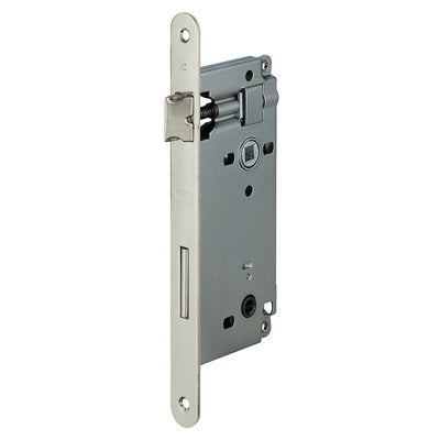 SERRATURA PATENT B.TONDO CROMO OPACO 595 AGB - DOPPIO Q. I.MM 90 F.MM 22 E.MM 50