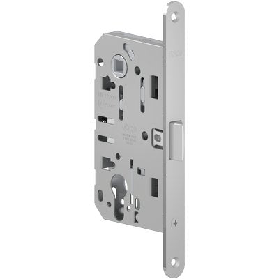 SERRATURA LEGNO INFILARE MEDIANA EVOLUTION AGB - B.T CROMO OPACO F.MM 18 F.SAGOM SCR+Q8 E.MM 50