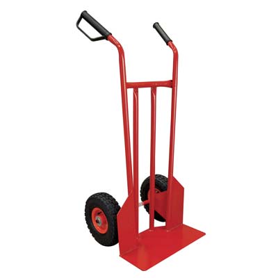 BRAVETTA CARRELLO PORTASACCO FORTE WORKIT - PNEUM. MM 255X75 D.METALLO F.MM 20 CM 109X47