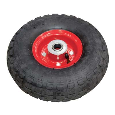 RUOTA PNEUMATICA X BRAVETTA MOZZO CENTRATO WORKIT - 3,50X4" DISCO MET MOZZO MM 70 F.MM 20 + PFU
