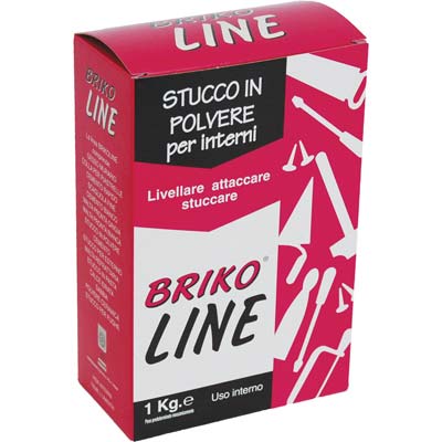 STUCCO POLVERE BRIKO LINE - BIANCO KG 1