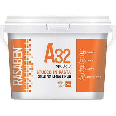 STUCCO PASTA LEGNO MURO A32 K2 RASABEN - KG  5