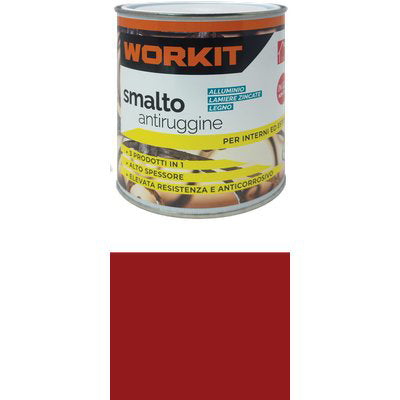 SMALTO ANTIRUGGINE WORKIT - ROSSO ML 750