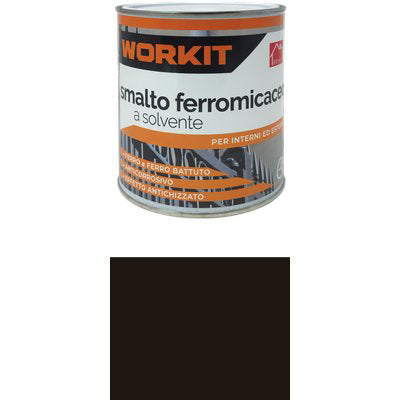 SMALTO FERROMICACEO A SOLVENTE WORKIT - MARRONE ML 750