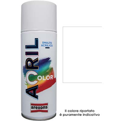 SMALTO SPRAY ACRIL COLOR AREXONS - BIANCO OPACO ML 400