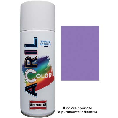 SMALTO SPRAY ACRIL COLOR AREXONS - LILLA BLU RAL 4005 ML 400