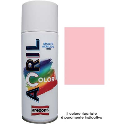 SMALTO SPRAY ACRIL COLOR AREXONS - ROSA RAL 3015 ML 400