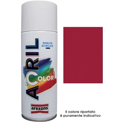 SMALTO SPRAY ACRIL COLOR AREXONS - ROSSO RUBINO RAL 3003 ML 400