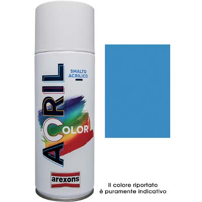 SMALTO SPRAY ACRIL COLOR AREXONS - BLU CHIARO RAL 5012 ML 400