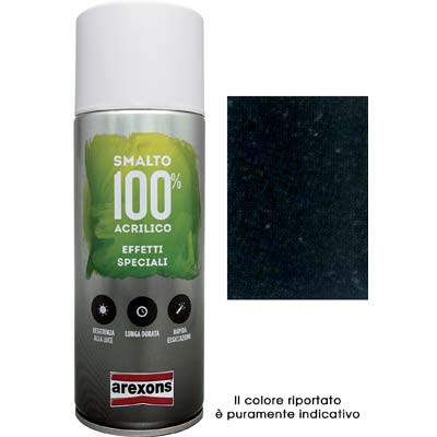 SMALTO SPRAY 100% ACRILICO DIAMANTATO AREXONS - NERO ML 400