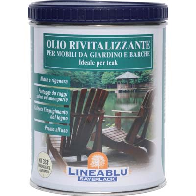 OLIO RIVITALIZZANTE MOBILI LINEABLU SAYERLACK - KK3331 TRASPARENTE AMBRATO ML 750