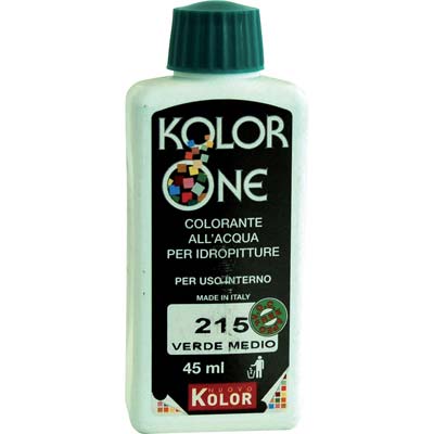 COLORANTE ACQUA KOLORONE - 215 VERDE MEDIO ML 45