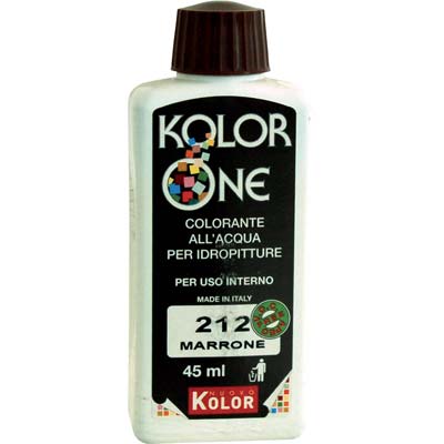 COLORANTE ACQUA KOLORONE - 212 MARRONE ML 45