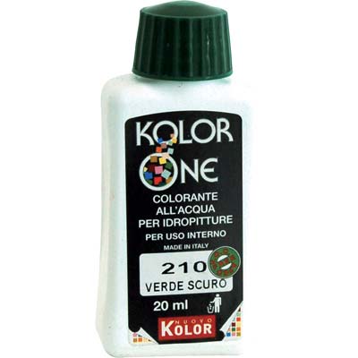 COLORANTE ACQUA KOLORONE - 210 VERDE SCURO ML 20