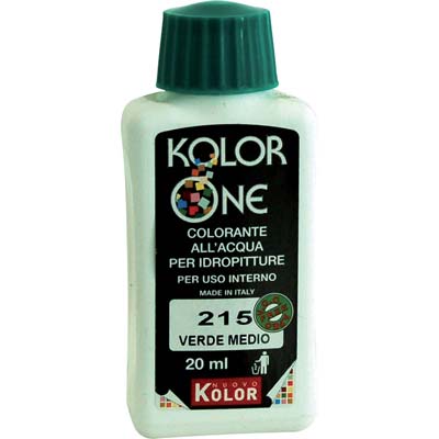 COLORANTE ACQUA KOLORONE - 215 VERDE MEDIO ML 20