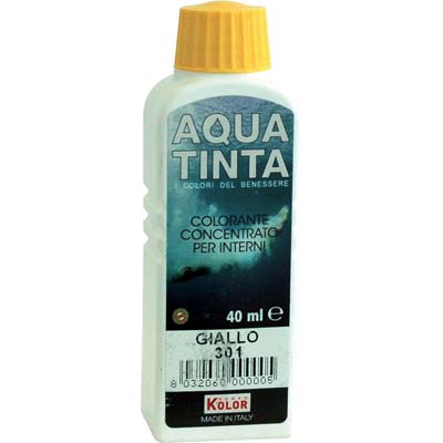 COLORANTE ACQUA AQUATINTA - 301 GIALLO ML 40