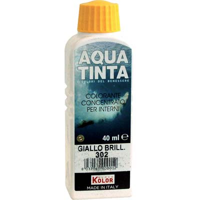 COLORANTE ACQUA AQUATINTA - 302 GIALLO BRILLANTE ML 40