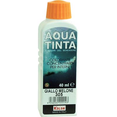 COLORANTE ACQUA AQUATINTA - 305 GIALLO MELONE ML 40