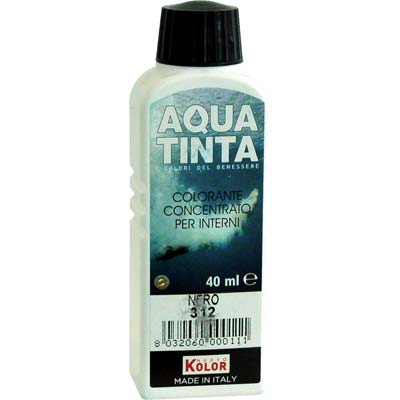 COLORANTE ACQUA AQUATINTA - 312 NERO ML 40