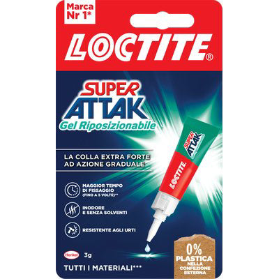 LOCTITE ATTAK GEL RIPOSIZIONABILE - GR 3 CF=PZ 12
