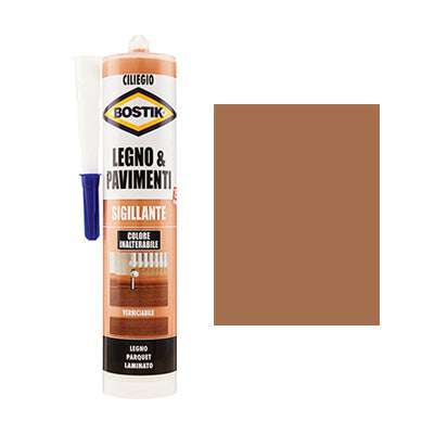 SILICONE ACRILICO LEGNO PAVIMENTI BOSTIK - CILIEGIO ML 300