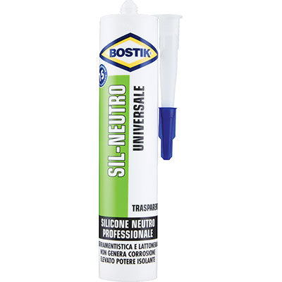 SILICONE NEUTRO SIL BOSTIK - TRASPARENTE ML 300