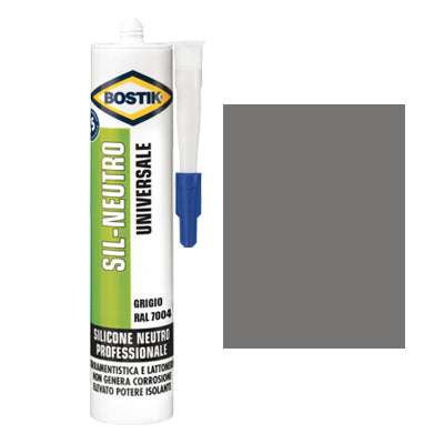 SILICONE NEUTRO SIL BOSTIK - GRIGIO RAL 7004 ML 300
