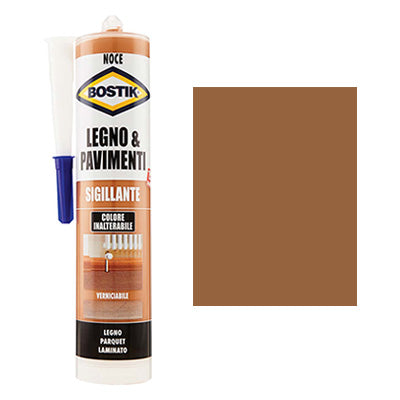 SILICONE ACRILICO LEGNO PAVIMENTI BOSTIK - NOCE ML 300