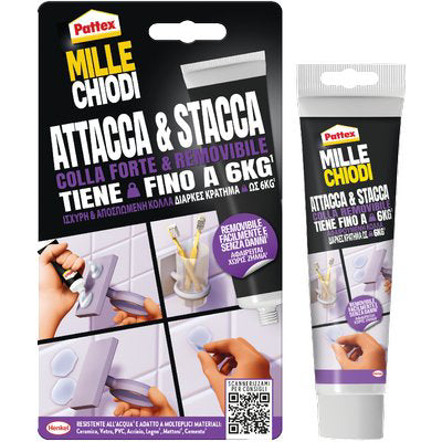 PATTEX MILLECHIODI ATTACCA E STACCA - GR 44